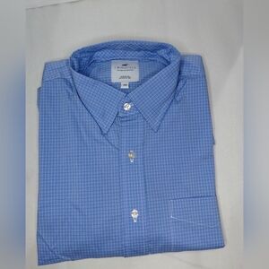 J.wingfield Men Size M  Blue Checkered Shirt